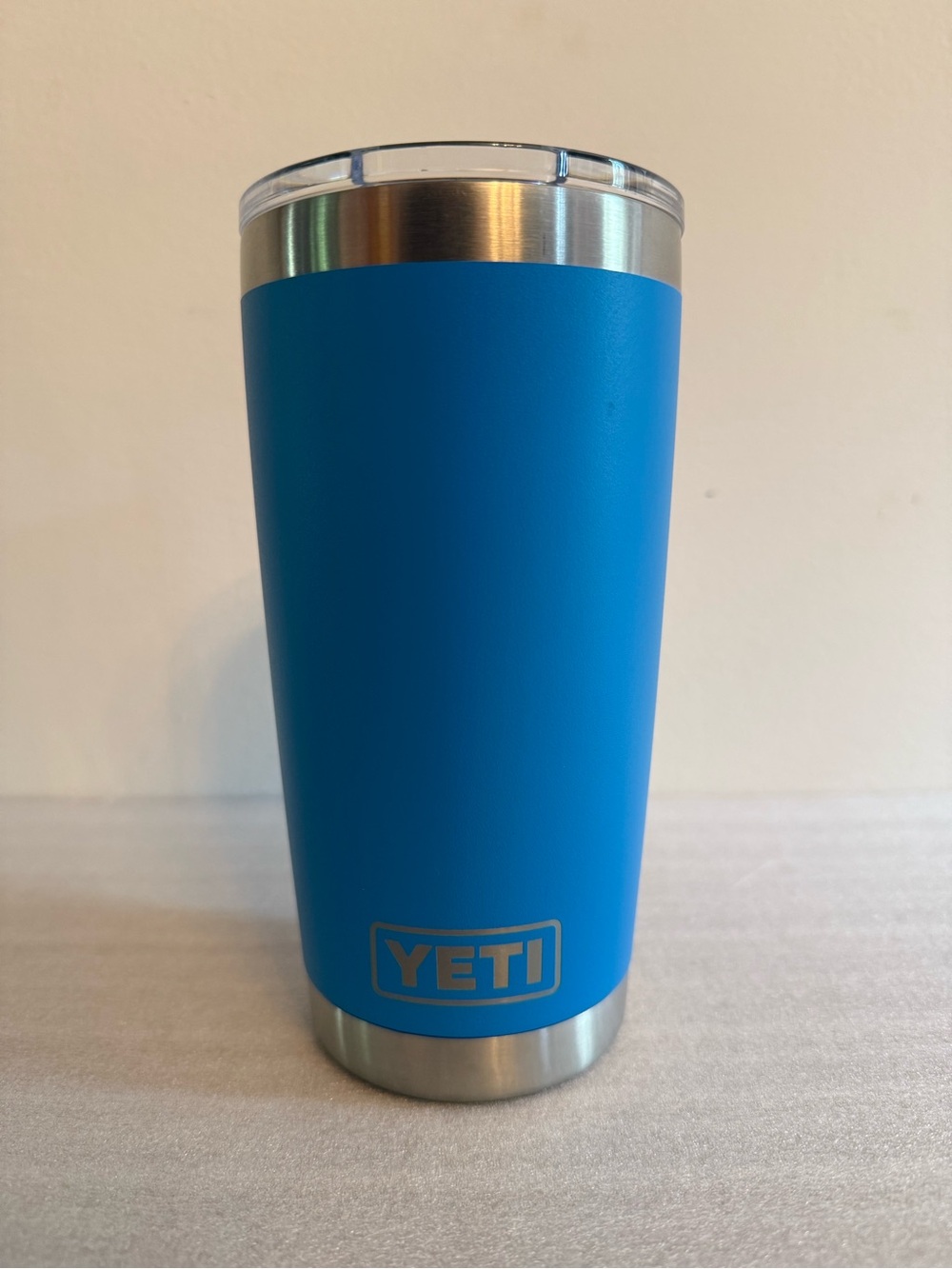 YETI Retired Tahoe Blue 20oz Rambler w/ Magslide Lid